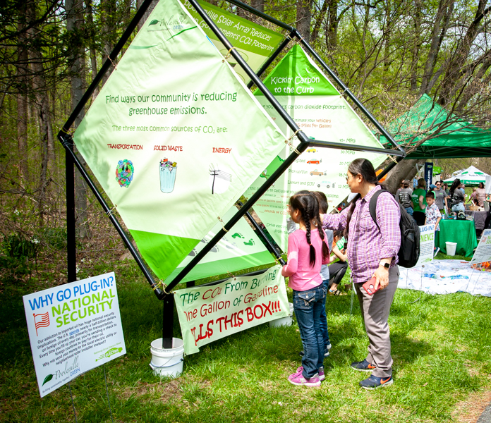 Poolesville Green 3D diorama