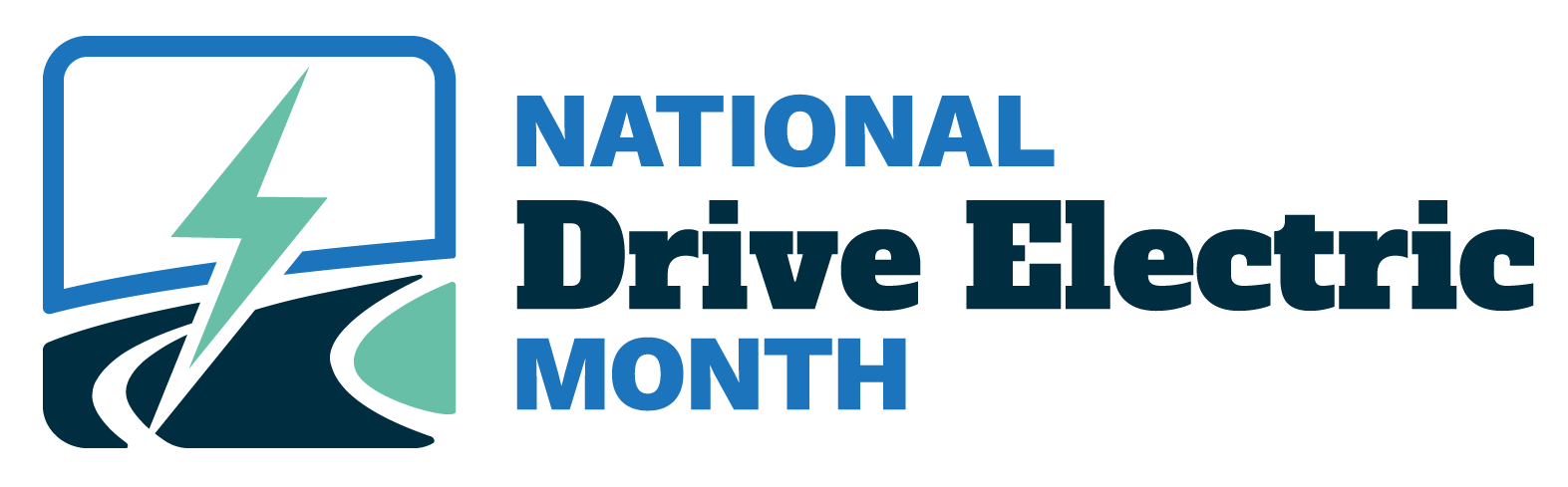 National Drive Electric Month Logo